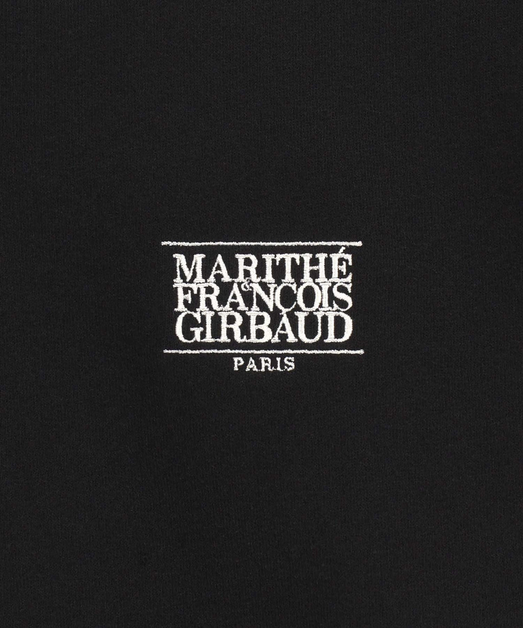 Marithe & Francois Girbaud - Small Classic Logo Half Zipup Sweatshirt (Black) product image 10 | TRAB K-Fashion Australia