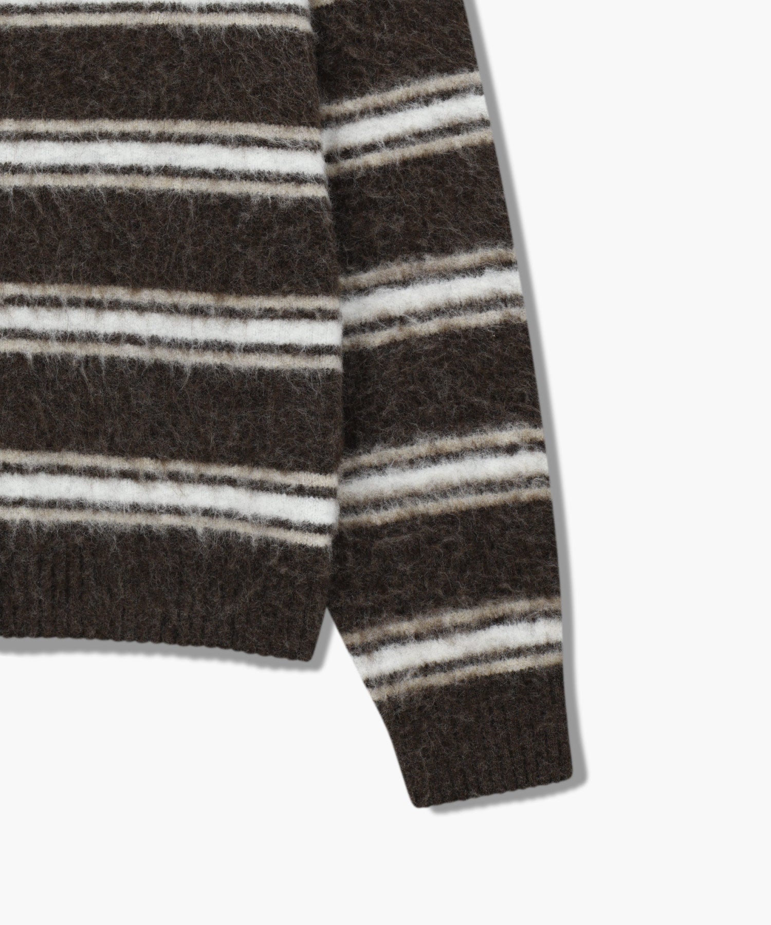 Marithe & Francois Girbaud - Multi Stripe Knit Pullover (Brown) product image 10 | TRAB K-Fashion Australia