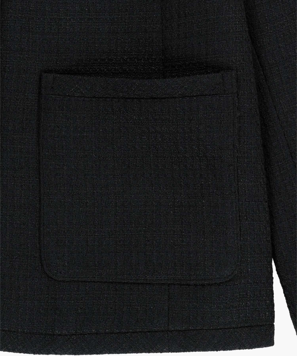 Marithe & Francois Girbaud - Tweed Round Neck Jacket (Black) product image 10 | TRAB K-Fashion Australia