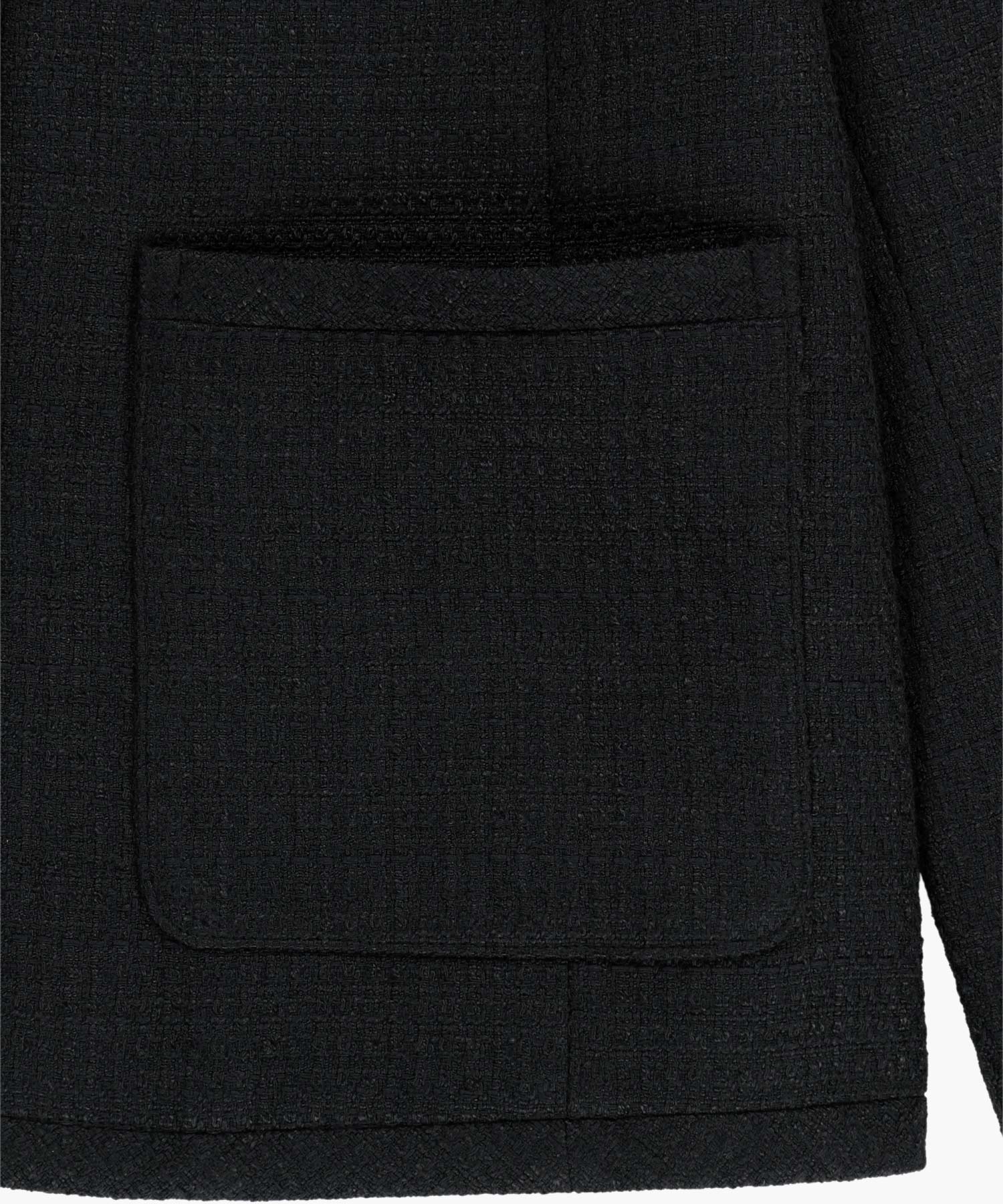 Marithe & Francois Girbaud - Tweed Round Neck Jacket (Black) product image 10 | TRAB K-Fashion Australia