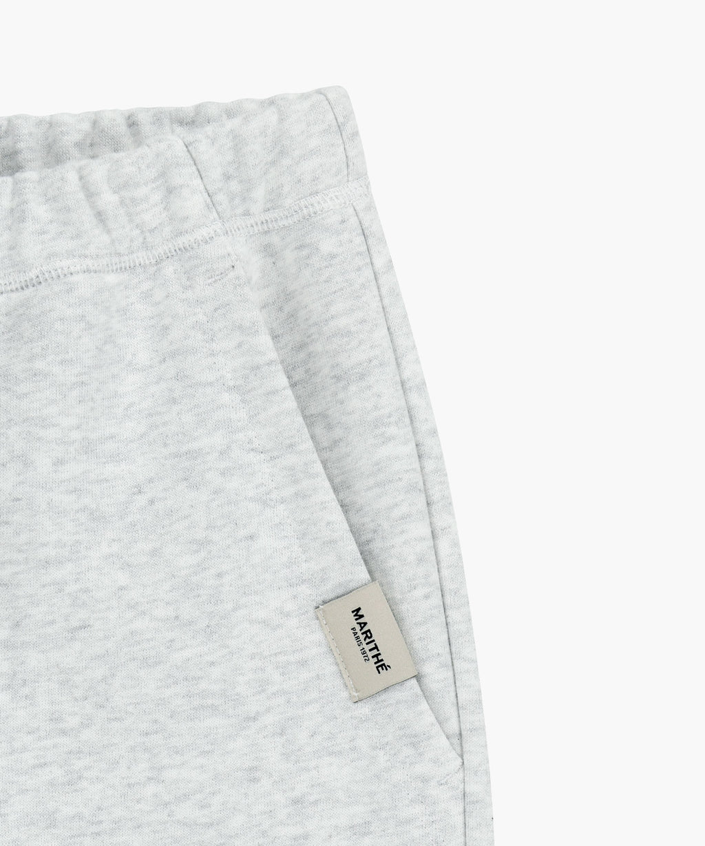 Marithe & Francois Girbaud - Basic Fold-over Sweat Pants (Light Heather Gray) product image 10 | TRAB K-Fashion Australia