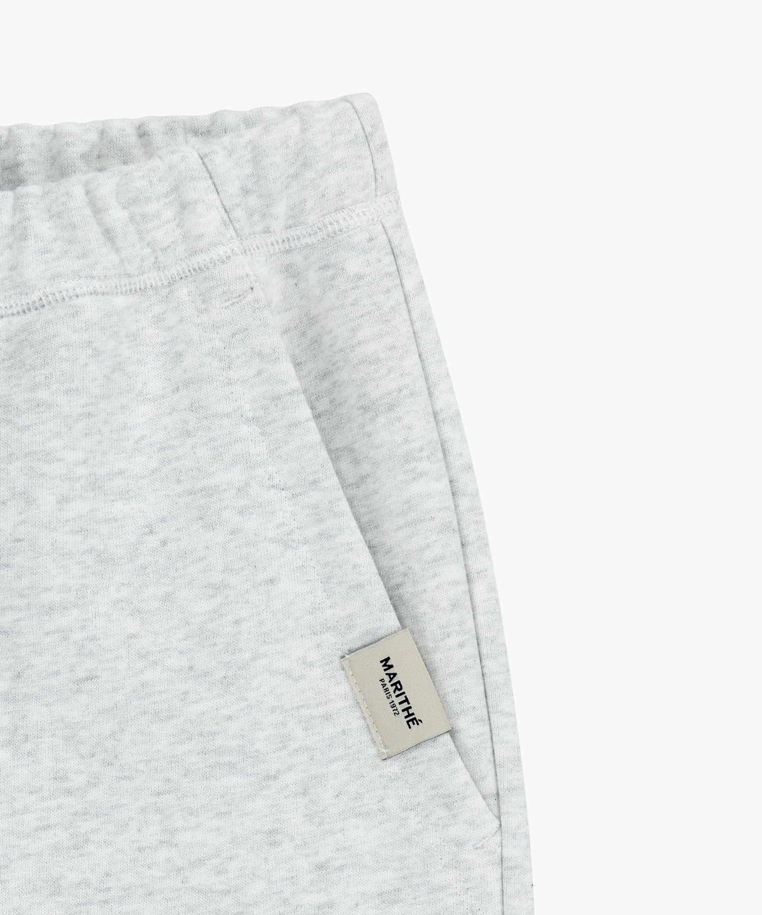 Marithe & Francois Girbaud - Basic Fold-over Sweat Pants (Light Heather Gray) product image 10 | TRAB K-Fashion Australia