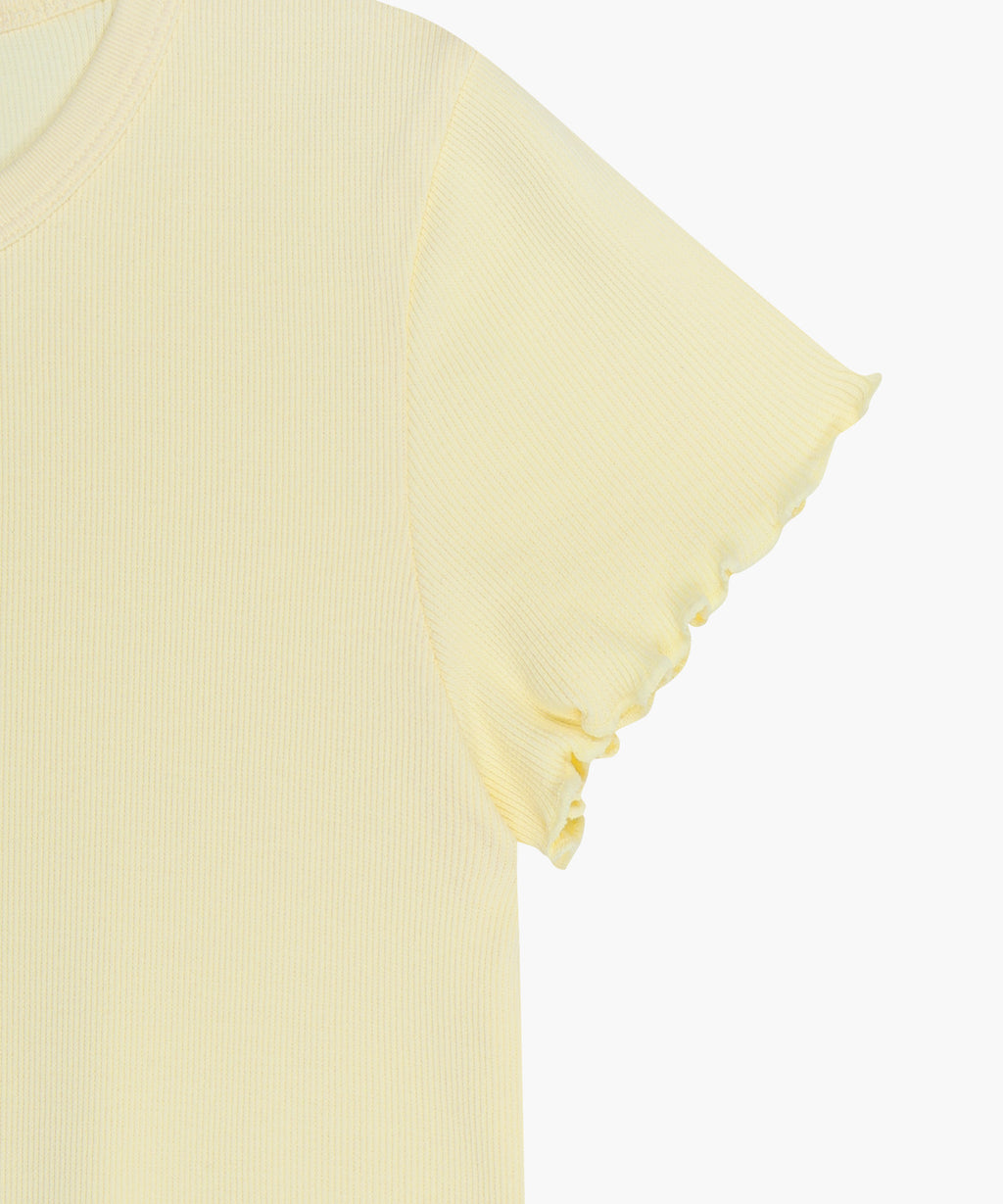 Marithe & Francois Girbaud - Rib Point Tee (Butter) product image 10 | TRAB K-Fashion Australia