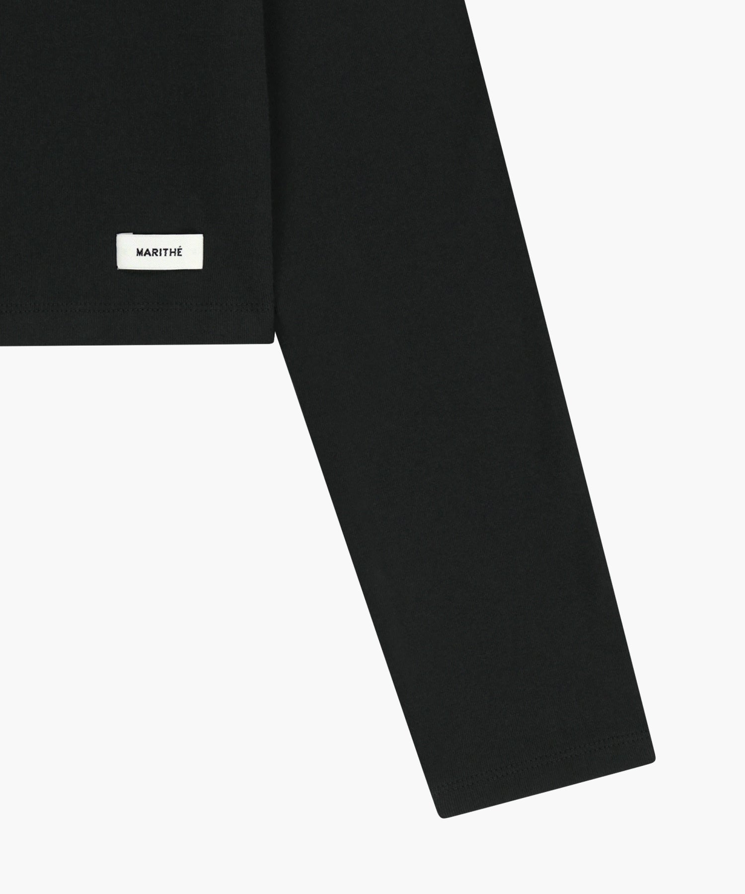 Marithe & Francois Girbaud - Basic Crop Long Sleeve (Black) product image 10 | TRAB K-Fashion Australia