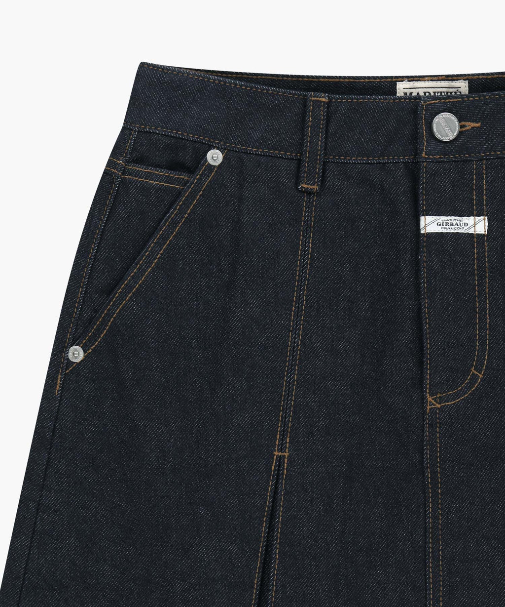 Marithe & Francois Girbaud - Denim Pleated Mini Skirt (Dark Blue) product image 12 | TRAB K-Fashion Australia