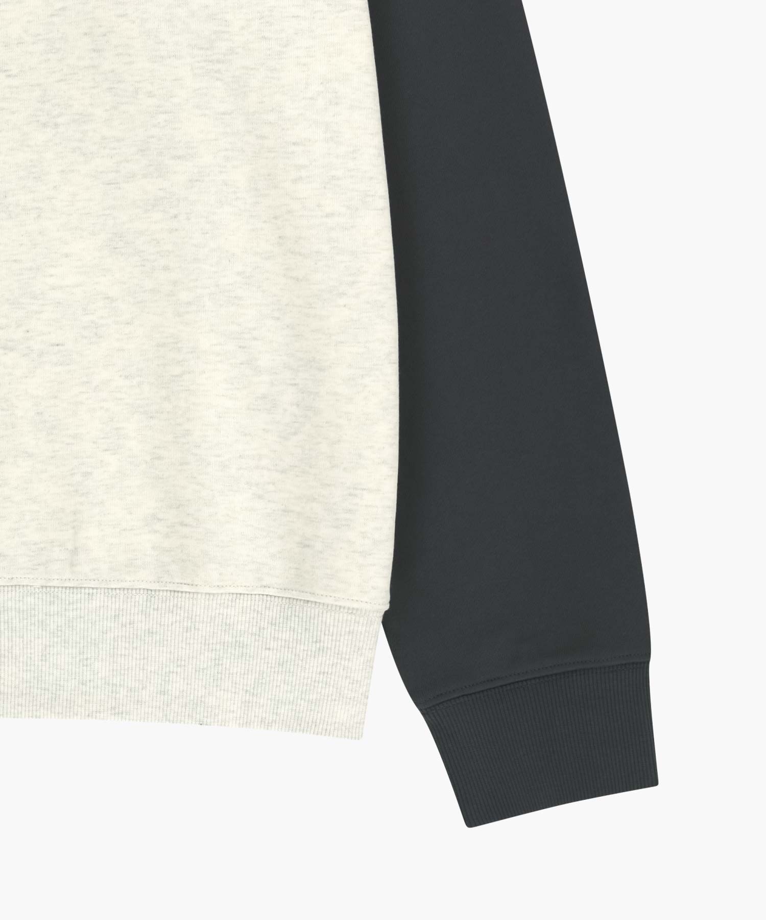 Marithe & Francois Girbaud - Small Classic Logo Color Block Sweatshirt (Charcoal) product image 10 | TRAB K-Fashion Australia