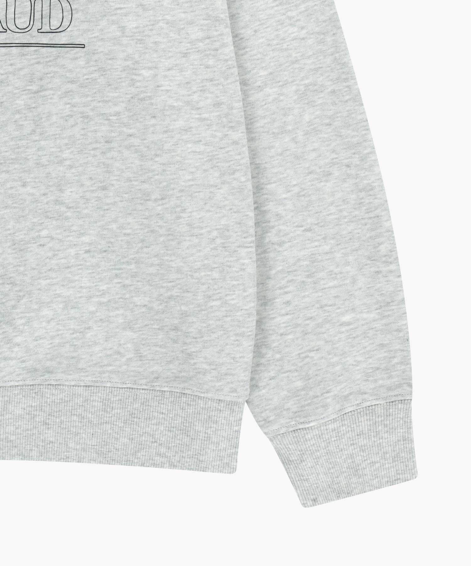 Marithe & Francois Girbaud - Lemon Classic Logo Sweatshirt (Light Heather Gray) product image 10 | TRAB K-Fashion Australia