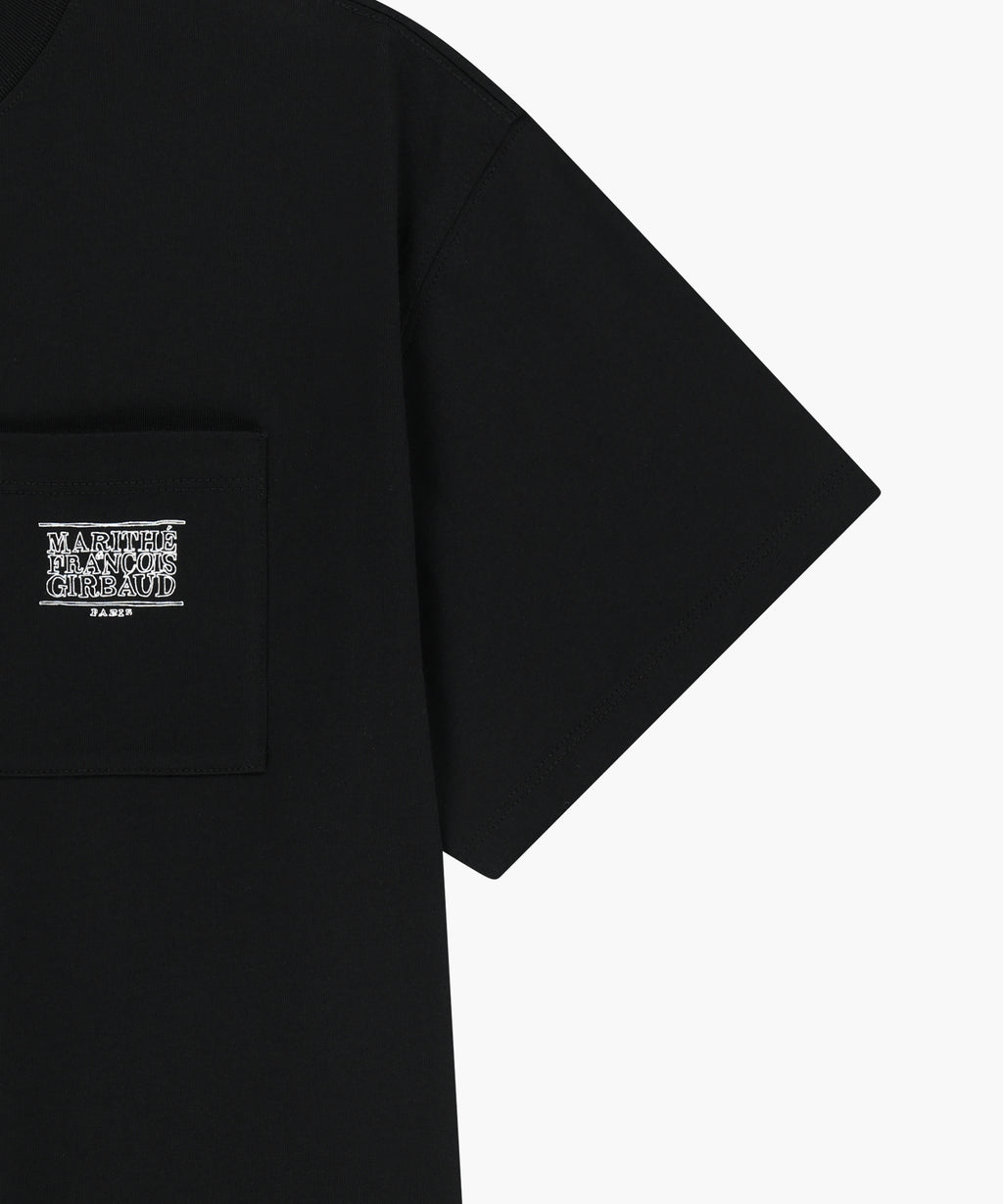 Marithe & Francois Girbaud - Doodle Classic Logo Pocket Tee (Black) product image 10 | TRAB K-Fashion Australia