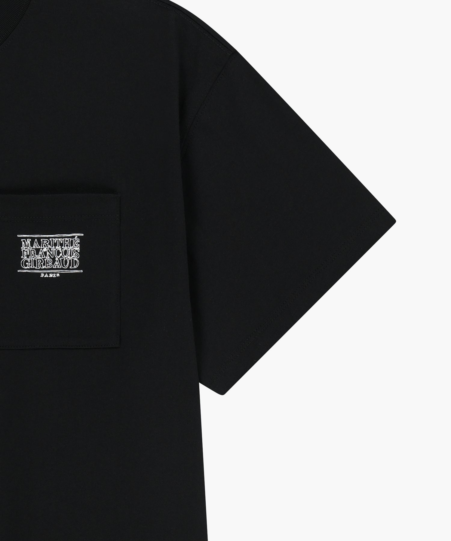 Marithe & Francois Girbaud - Doodle Classic Logo Pocket Tee (Black) product image 10 | TRAB K-Fashion Australia