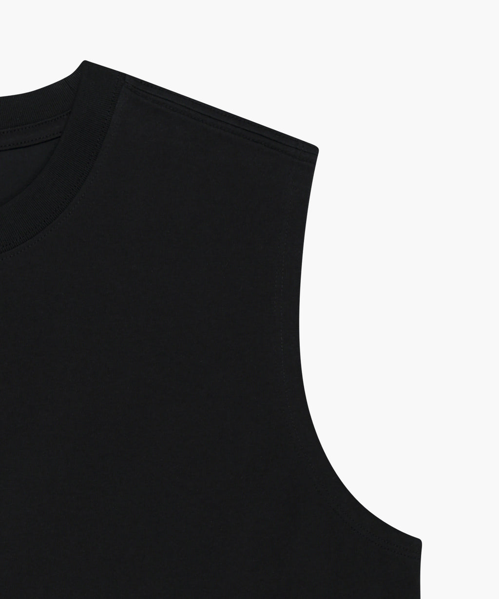 Marithe & Francois Girbaud - Sorona Cool Small Classic Logo Sleeveless (Black) product image 10 | TRAB K-Fashion Australia