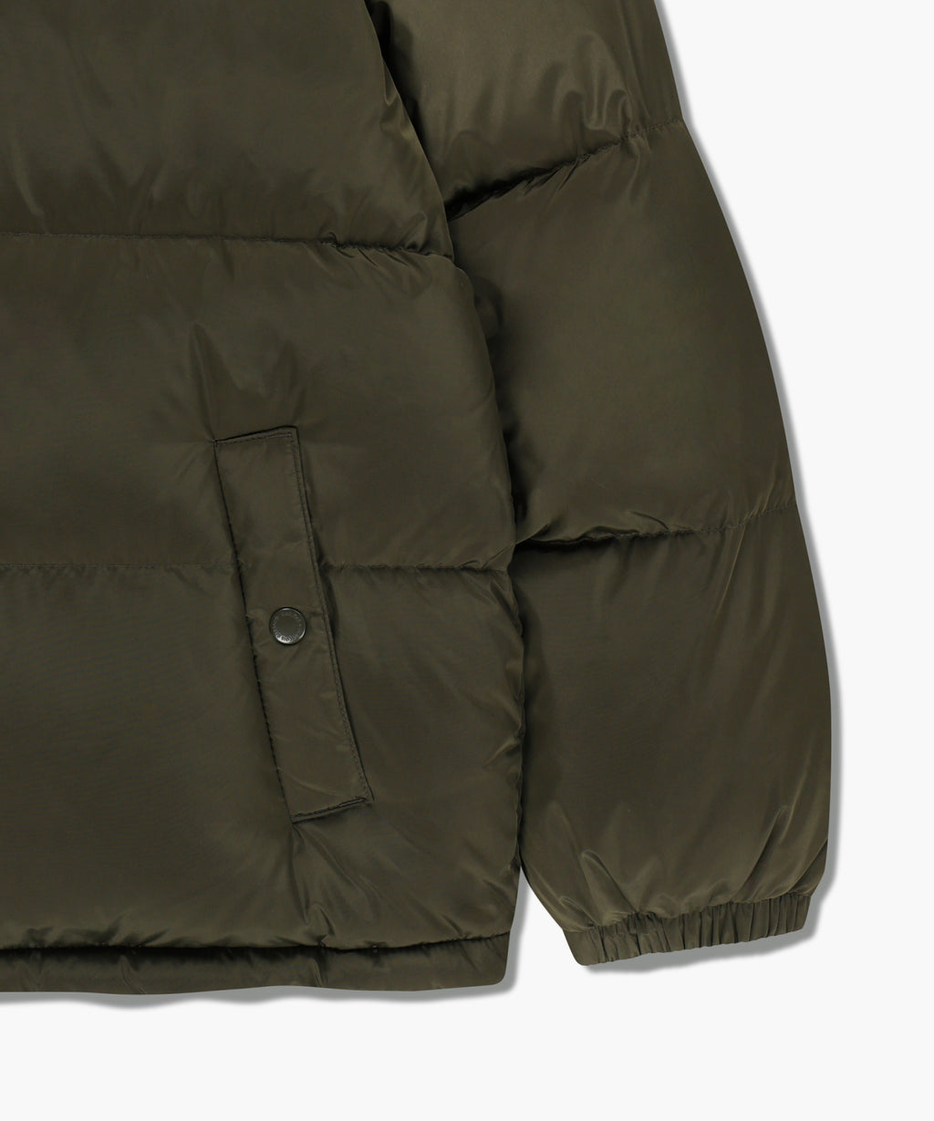 Marithe & Francois Girbaud - Classic Logo Down Jacket (Khaki) product image 14 | TRAB K-Fashion Australia