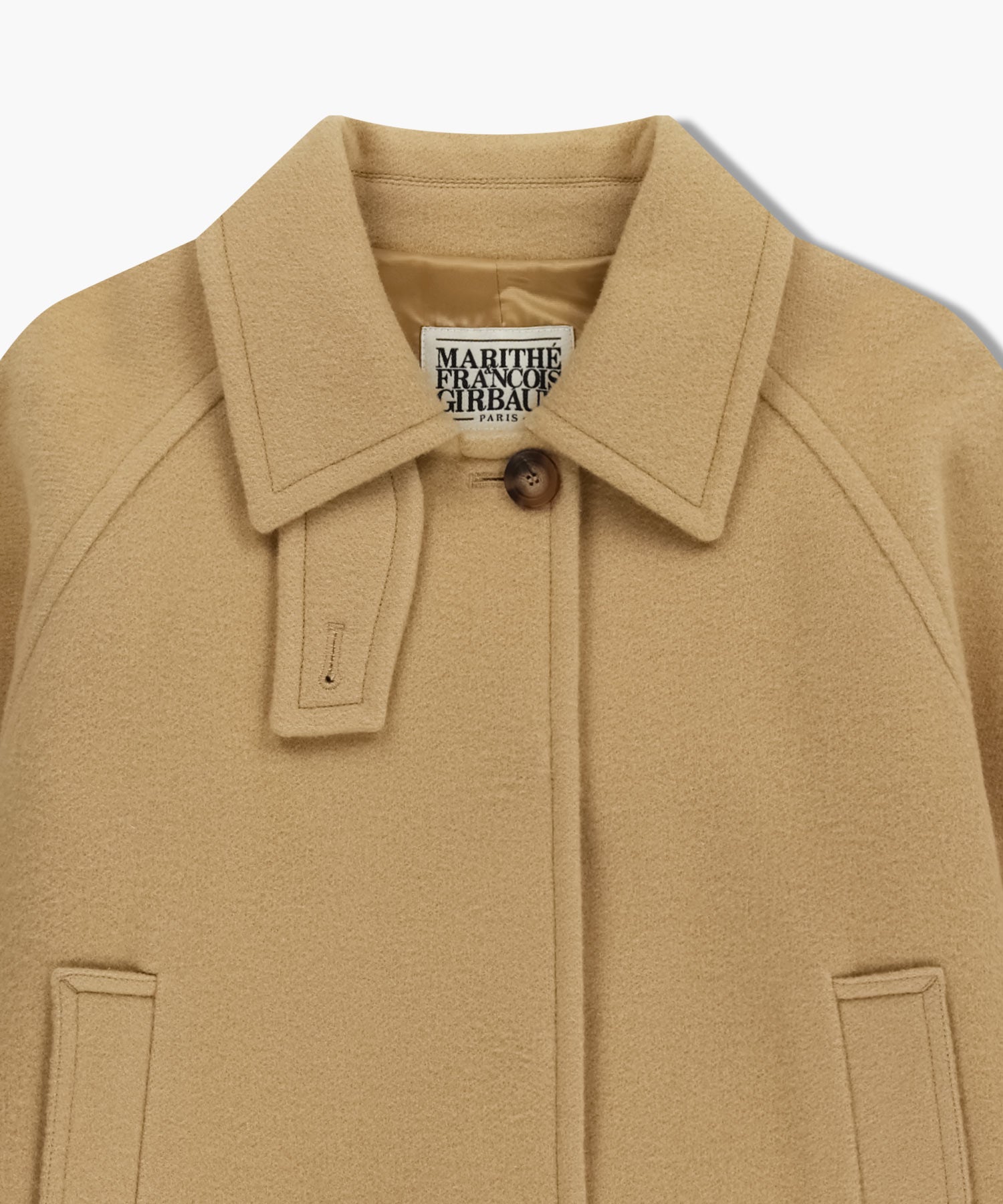 Marithe & Francois Girbaud - Oversized Crop Coat (Beige) product image 10 | TRAB K-Fashion Australia