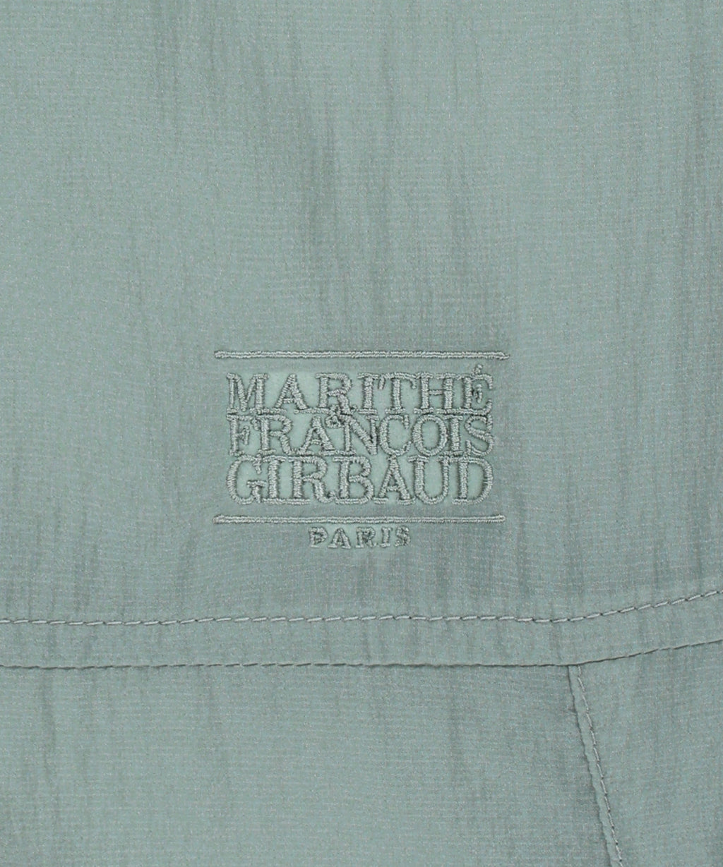 Marithe & Francois Girbaud - Hooded Packable Nylon Jacket (Mint Gray) product image 10 | TRAB K-Fashion Australia