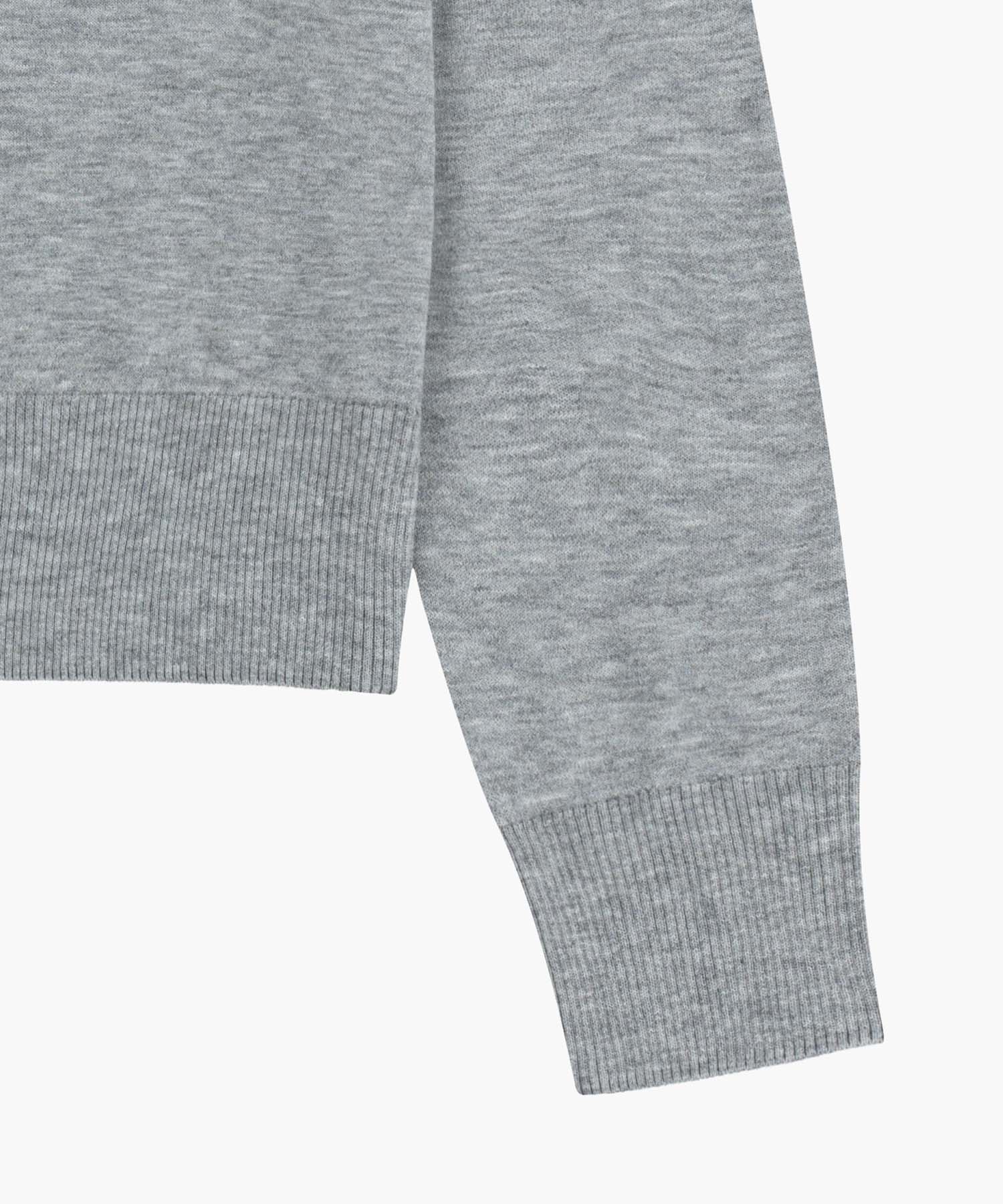 Marithe & Francois Girbaud - Boat Neck Knit Pullover (Melange Gray) product image 10 | TRAB K-Fashion Australia
