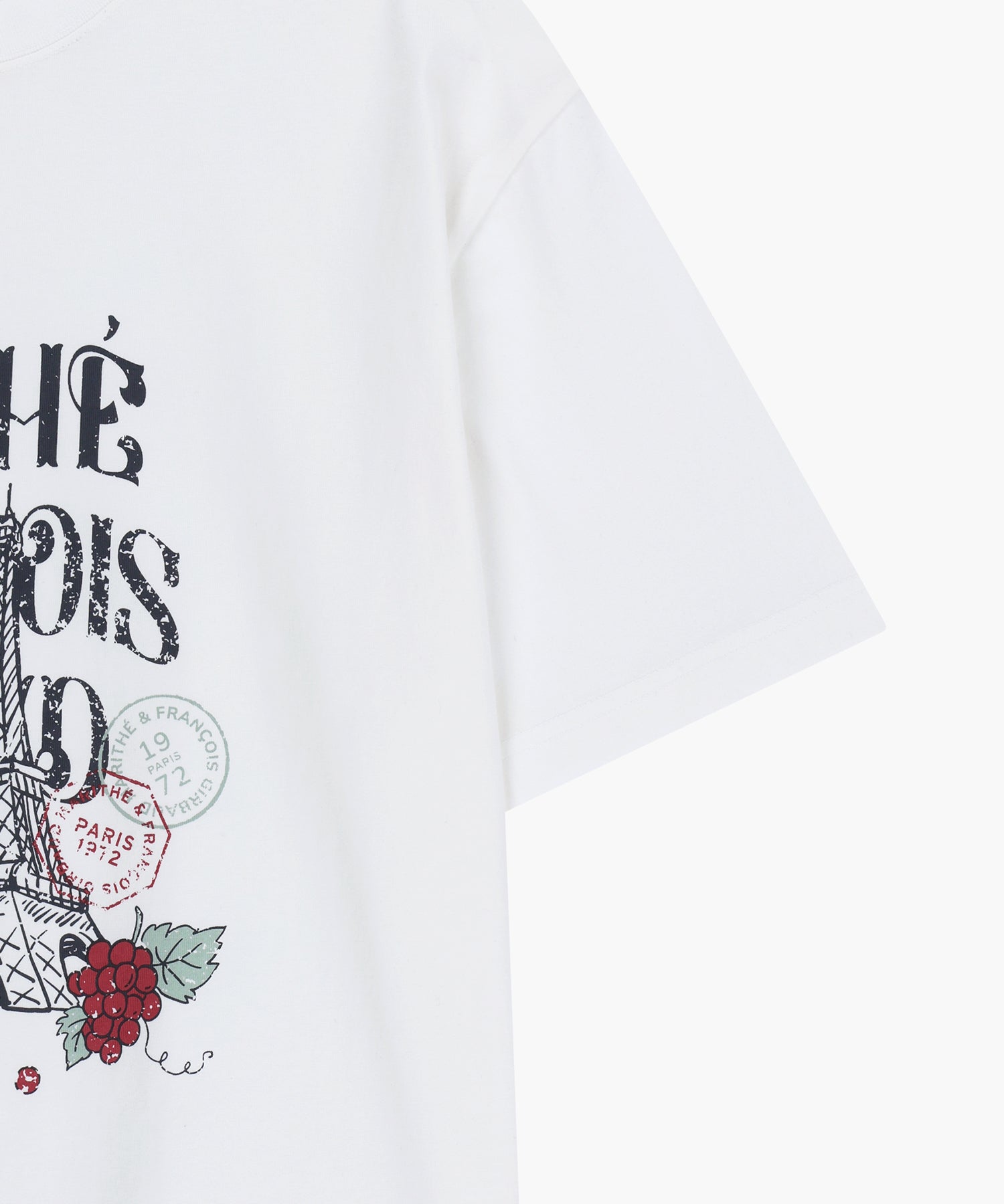 Marithe & Francois Girbaud - Vintage Eiffel Tower Logo Oversized Tee (White) product image 10 | TRAB K-Fashion Australia