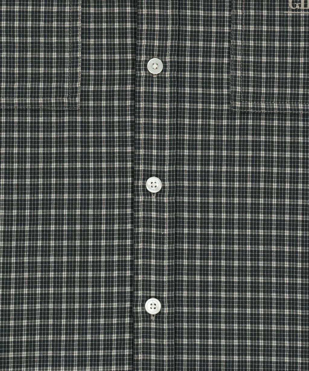 Marithe & Francois Girbaud - Check Half Sleeve Shirt (Dark Navy) product image 10 | TRAB K-Fashion Australia