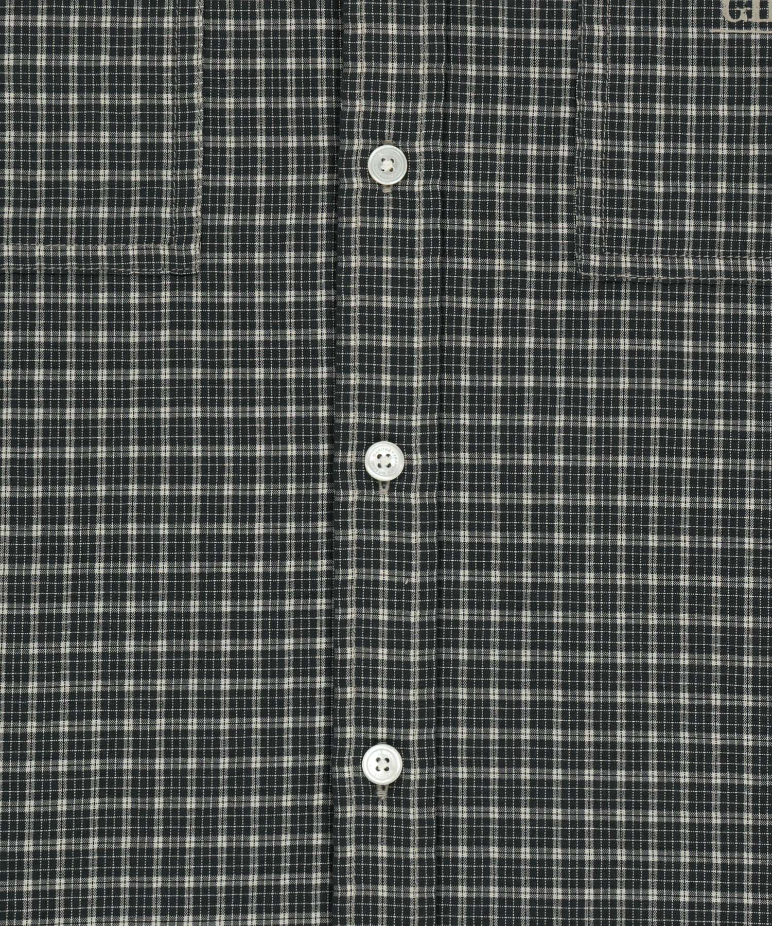 Marithe & Francois Girbaud - Check Half Sleeve Shirt (Dark Navy) product image 10 | TRAB K-Fashion Australia