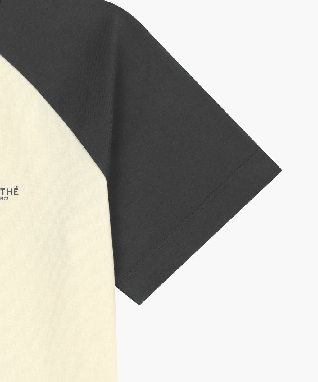 Marithe & Francois Girbaud - Small Regular Logo Raglan Crop Tee (Charcoal) product image 10 | TRAB K-Fashion Australia