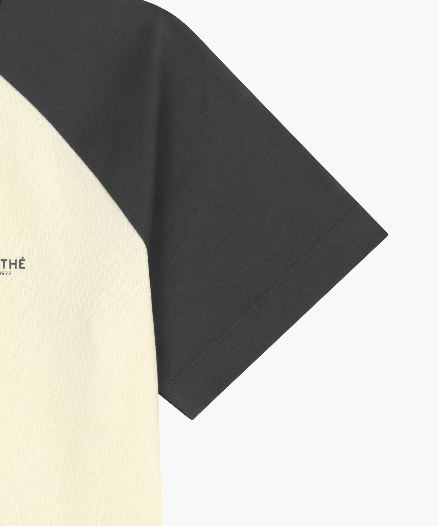 Marithe & Francois Girbaud - Small Regular Logo Raglan Crop Tee (Charcoal) product image 10 | TRAB K-Fashion Australia