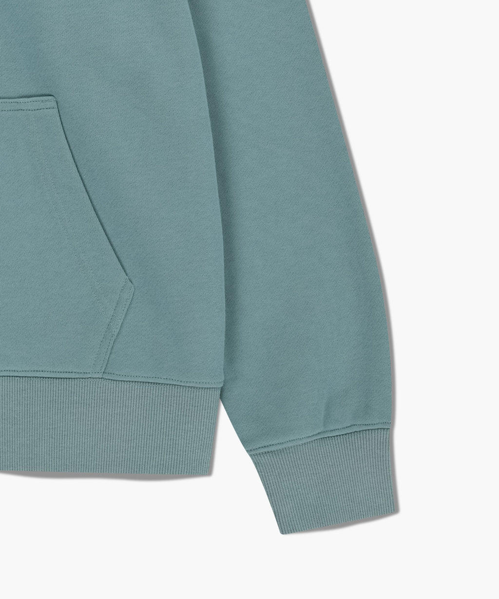 Marithe & Francois Girbaud - Classic Logo Half Zipup Sweatshirt (Mint Gray) product image 10 | TRAB K-Fashion Australia