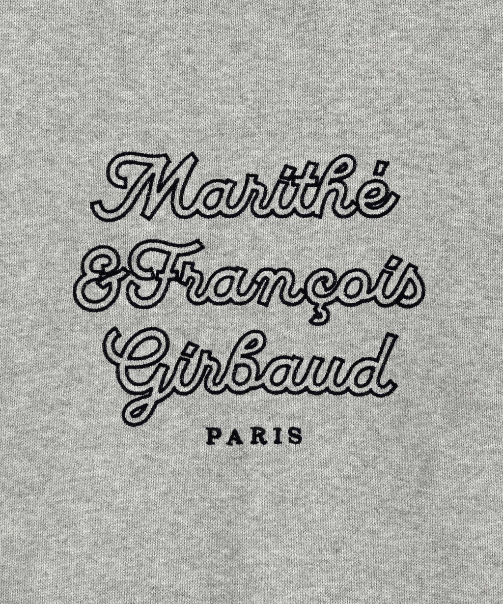 Marithe & Francois Girbaud - Drawing Classic Logo Knit Pullover (Melange Gray) product image 9 | TRAB K-Fashion Australia