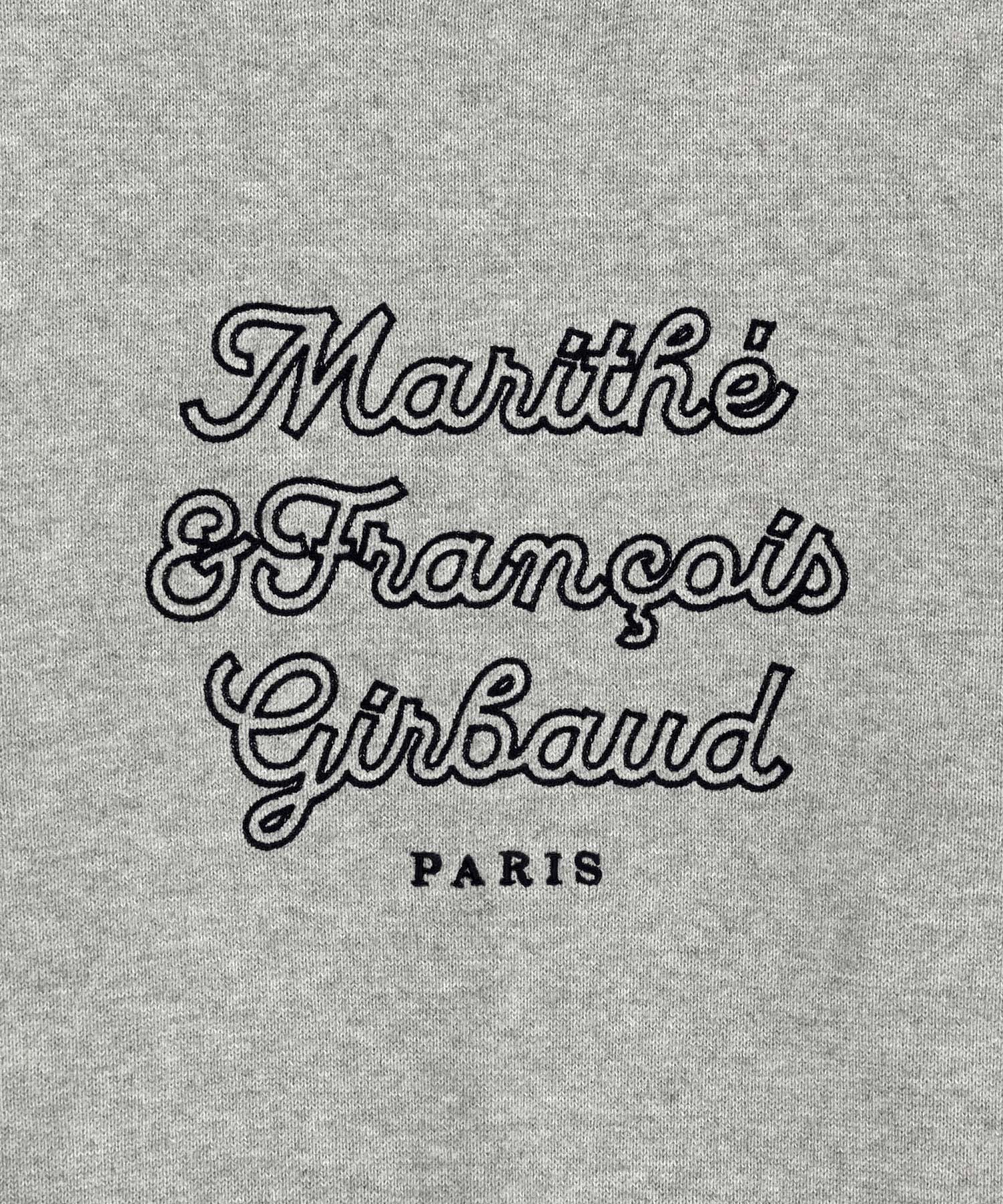 Marithe & Francois Girbaud - Drawing Classic Logo Knit Pullover (Melange Gray) product image 9 | TRAB K-Fashion Australia