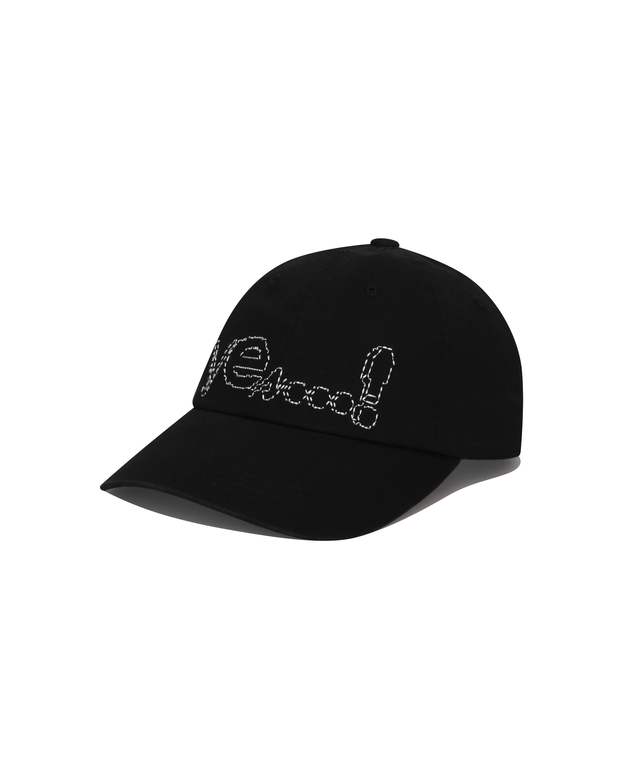 yeseyesee - Y.E.S Dotted Logo Cap (Black) product image 1 | TRAB K-Fashion Australia