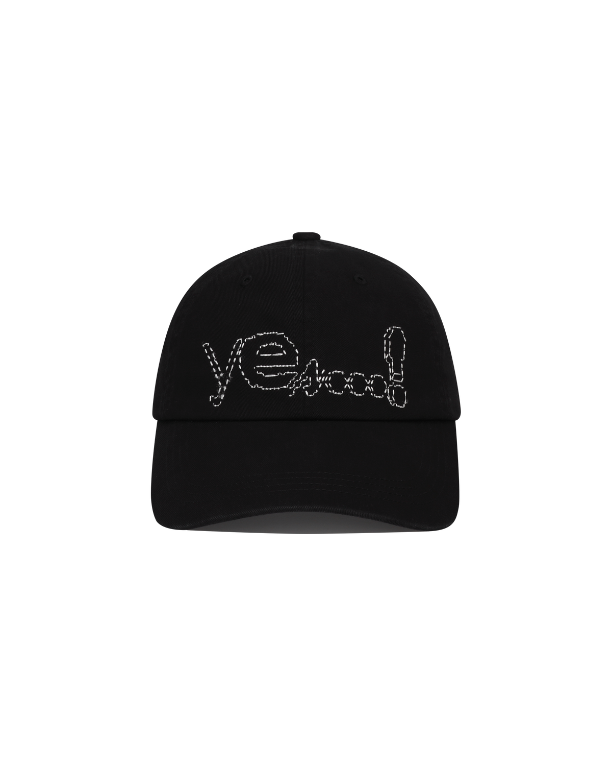 yeseyesee - Y.E.S Dotted Logo Cap (Black) product image 2 | TRAB K-Fashion Australia