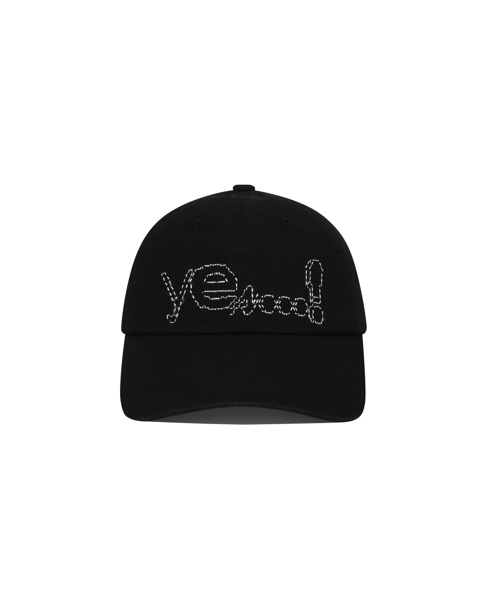 yeseyesee - Y.E.S Dotted Logo Cap (Black) product image 2 | TRAB K-Fashion Australia