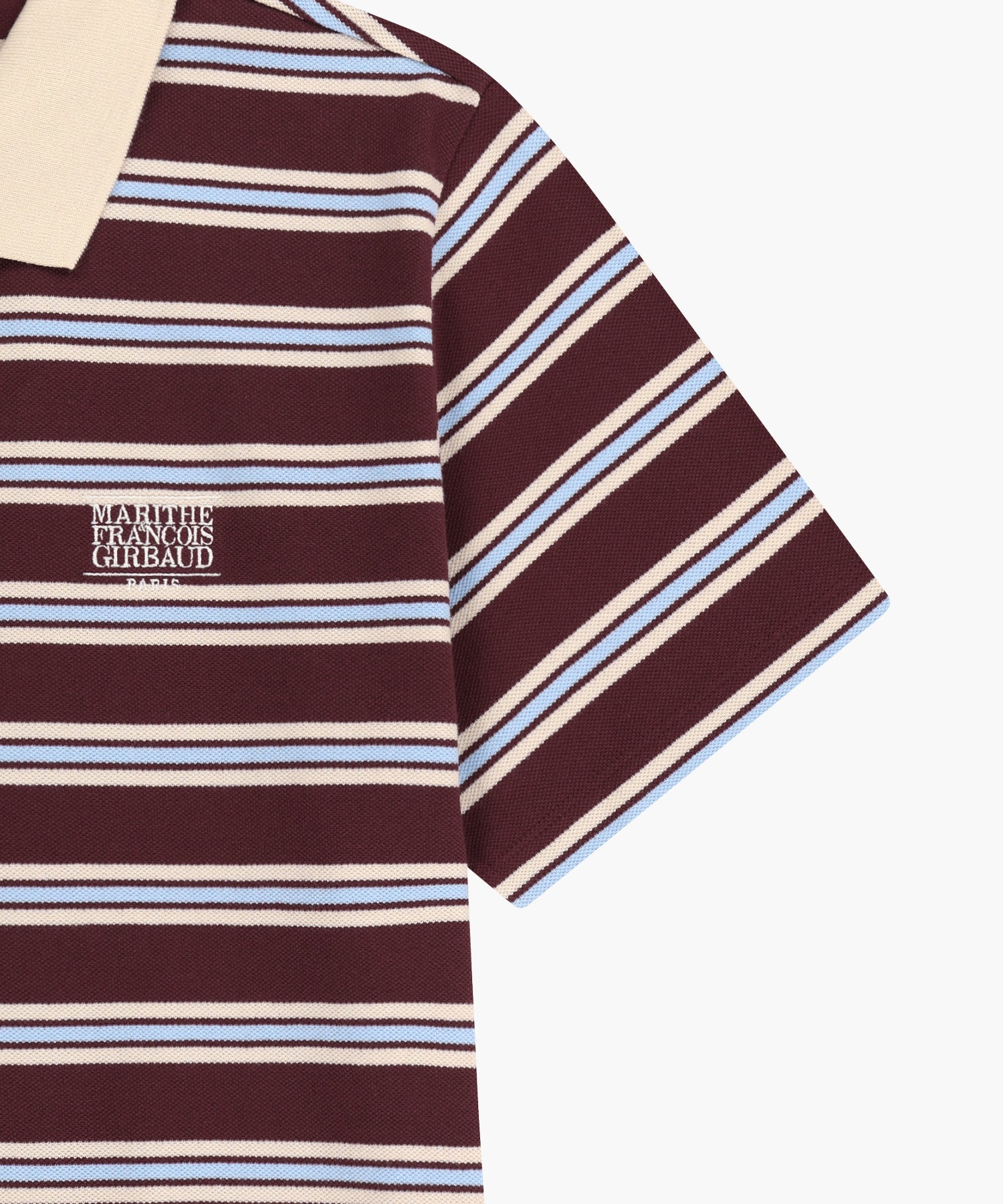 Marithe & Francois Girbaud - Small Classic Logo Pk Collar Tee (Stripe) product image 13 | TRAB K-Fashion Australia