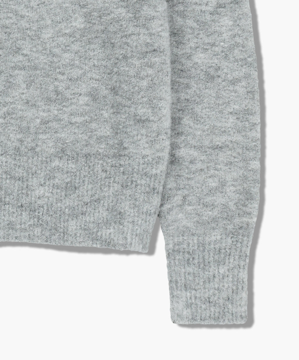 Marithe & Francois Girbaud - Boucle Classic Logo Knit Pullover (Light Gray) product image 10 | TRAB K-Fashion Australia