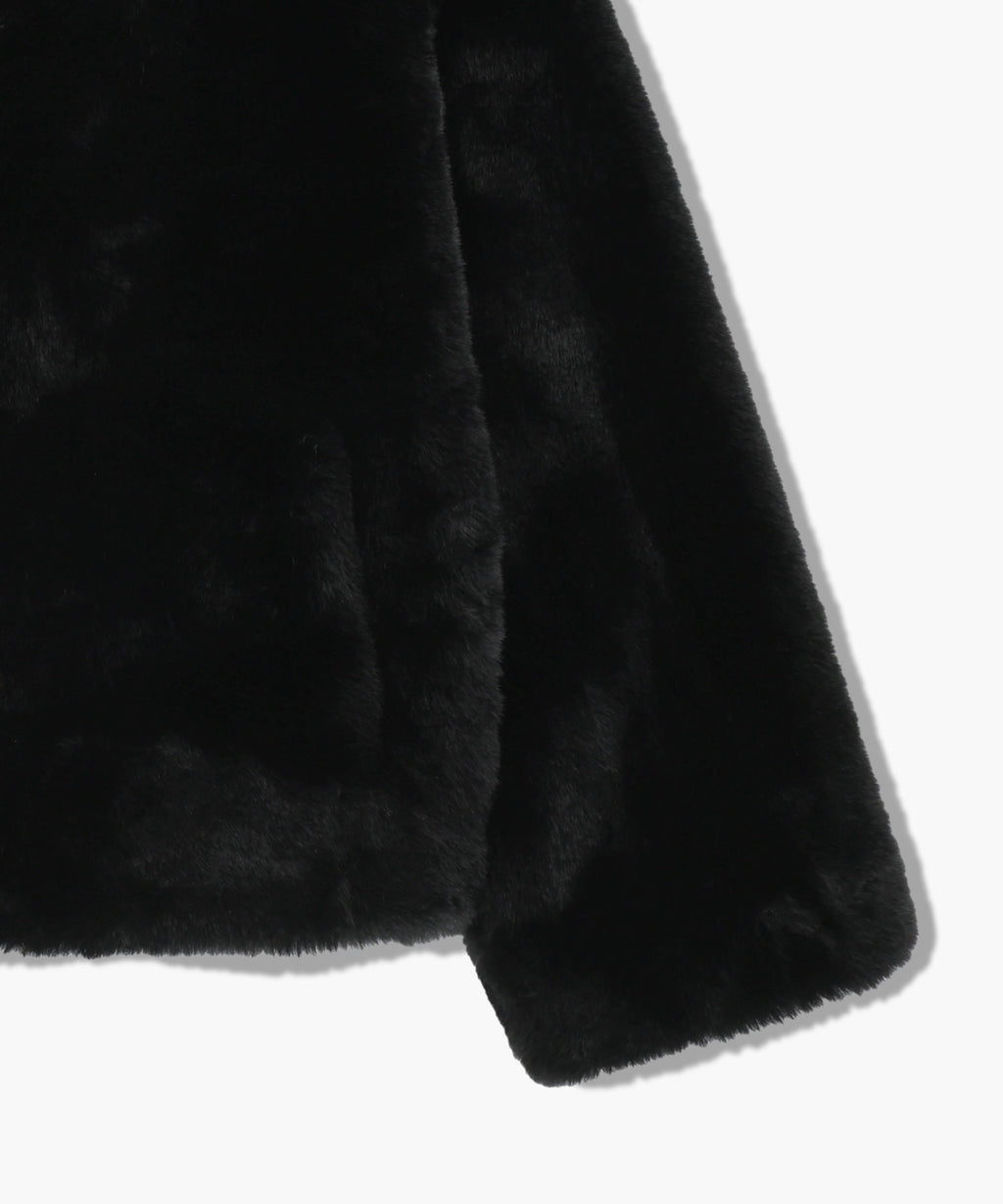 Marithe & Francois Girbaud - Hooded Faux Fur Jacket (Black) product image 10 | TRAB K-Fashion Australia