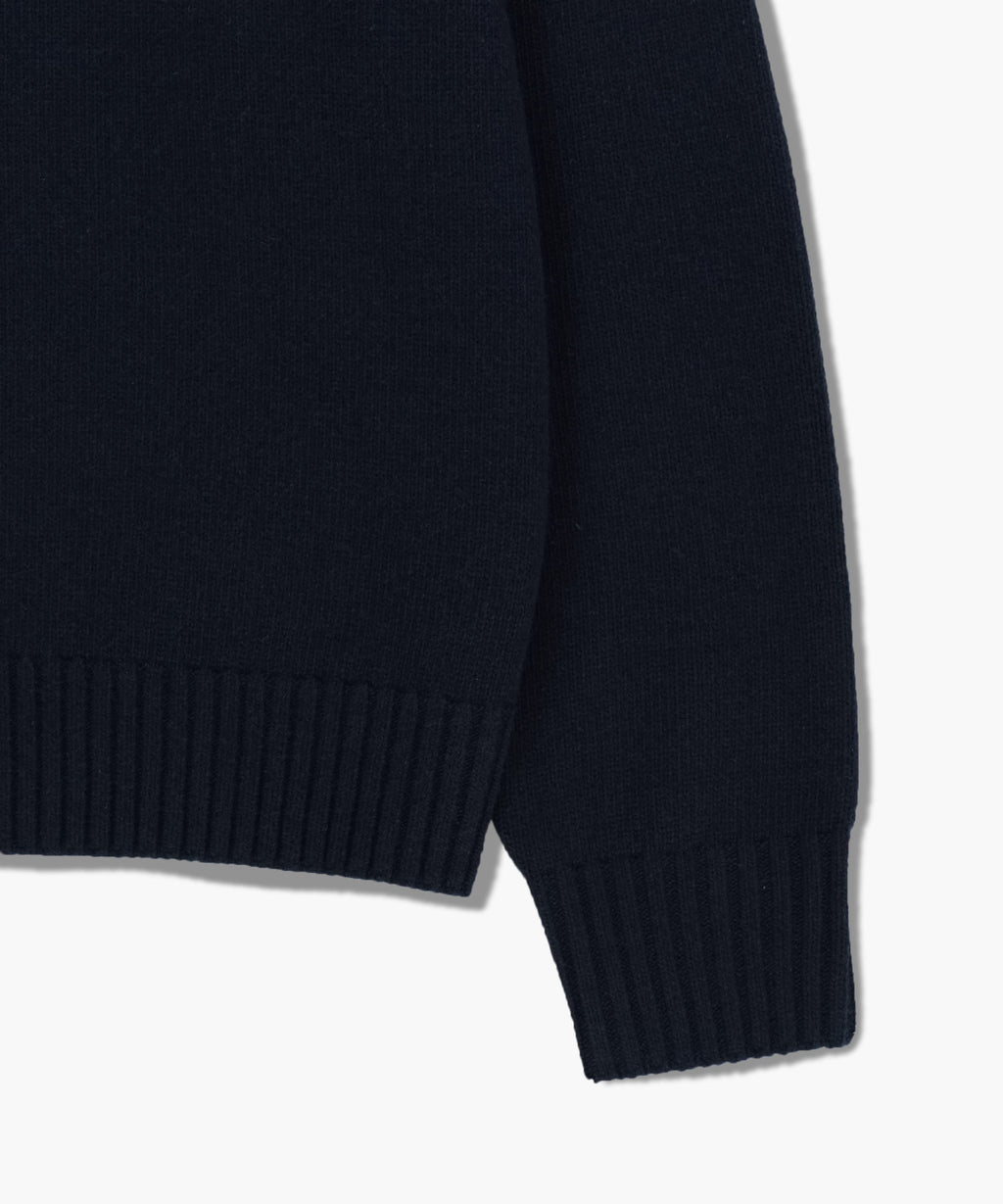 Marithe & Francois Girbaud - Applique Knit Pullover (Navy) product image 10 | TRAB K-Fashion Australia