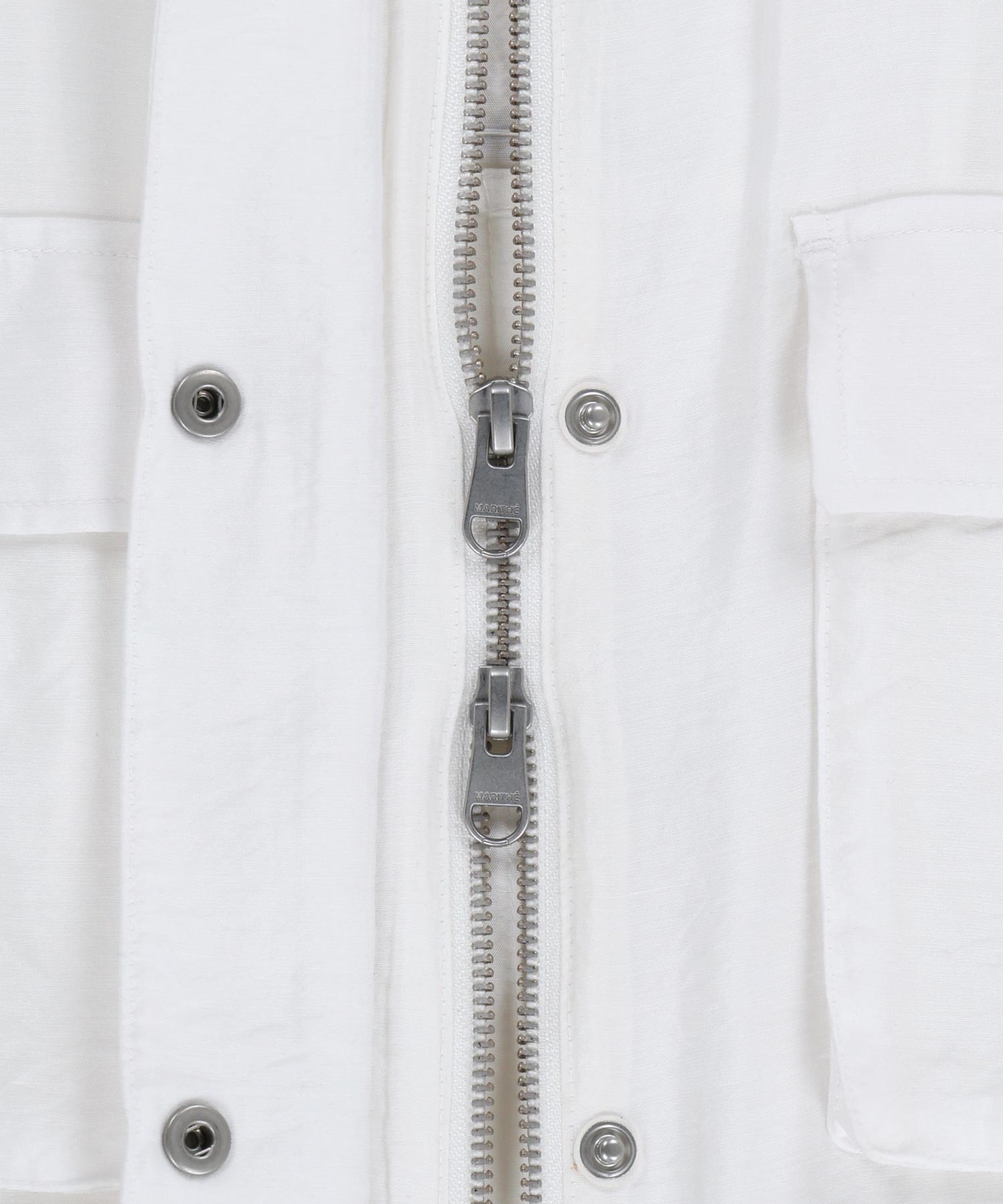 Marithe & Francois Girbaud - Crop Sheer Jacket (White) product image 10 | TRAB K-Fashion Australia