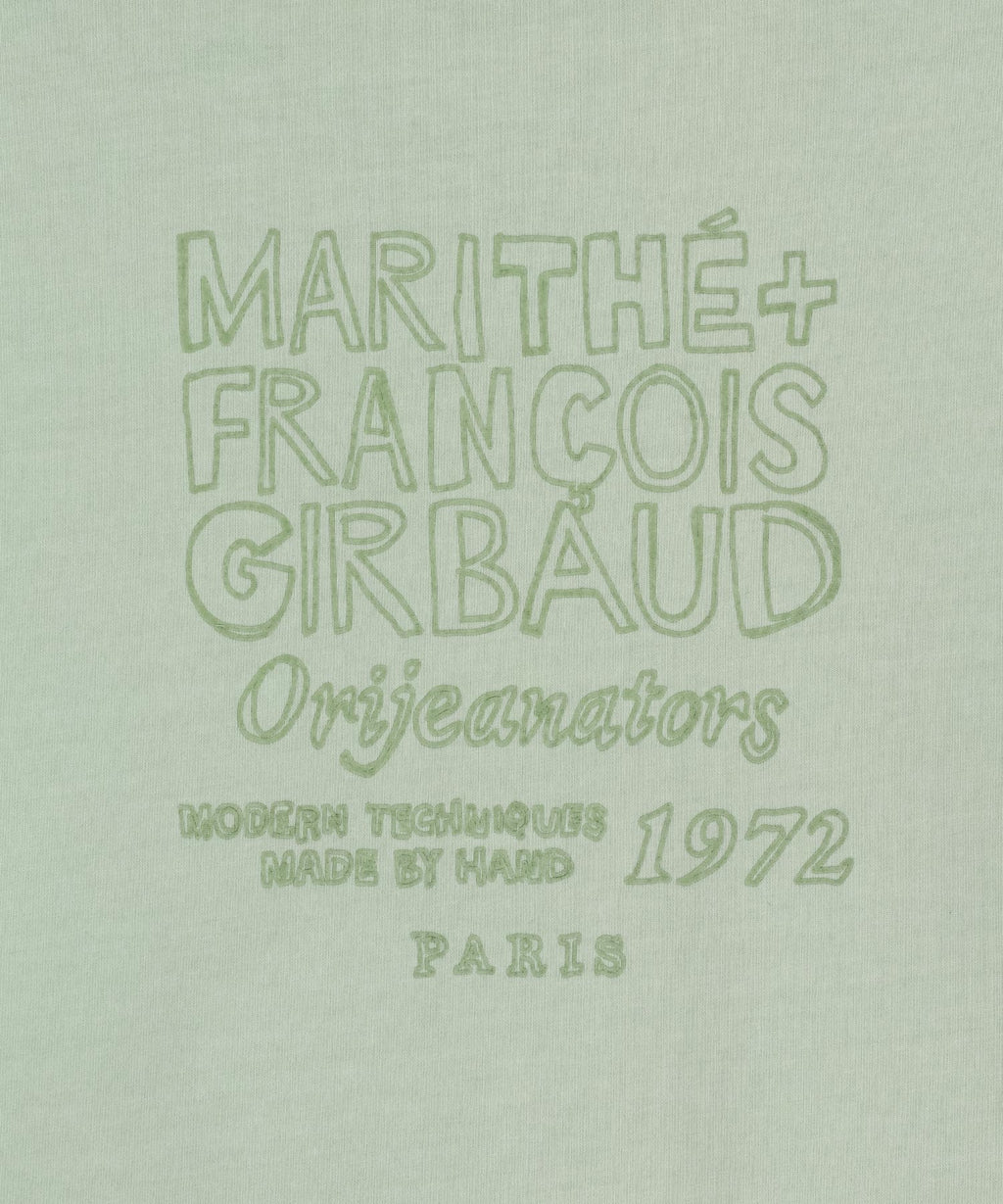 Marithe & Francois Girbaud - Drawing Logo Dyeing Tee (Mint) product image 10 | TRAB K-Fashion Australia