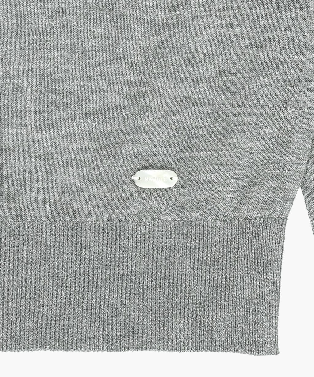 Marithe & Francois Girbaud - Sheer Knit Cardigan (Melange Gray) product image 13 | TRAB K-Fashion Australia