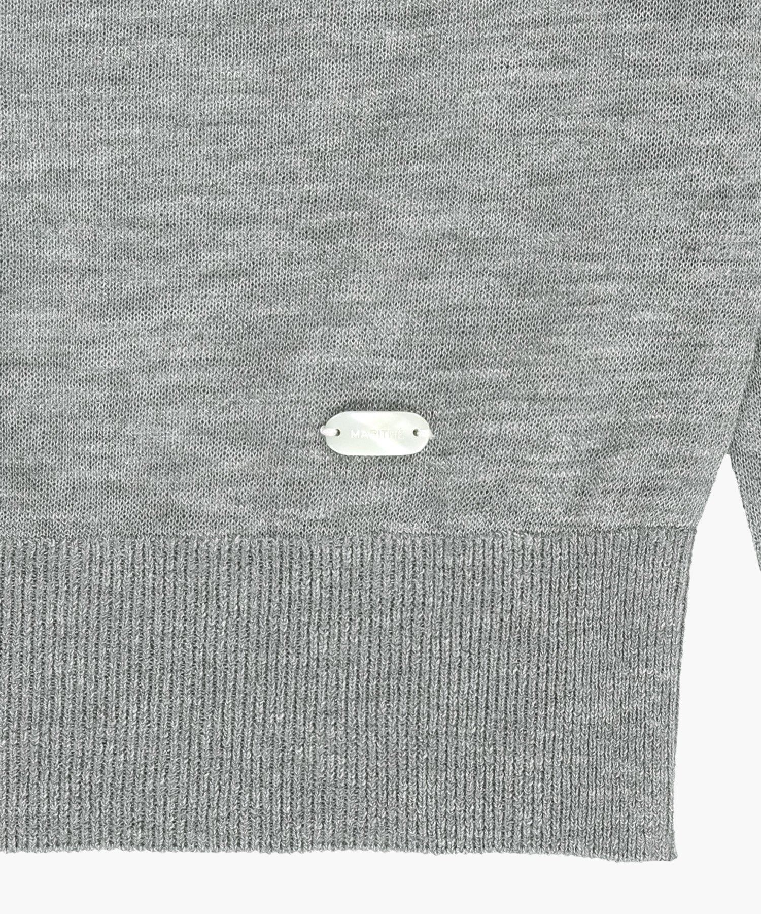 Marithe & Francois Girbaud - Sheer Knit Cardigan (Melange Gray) product image 13 | TRAB K-Fashion Australia