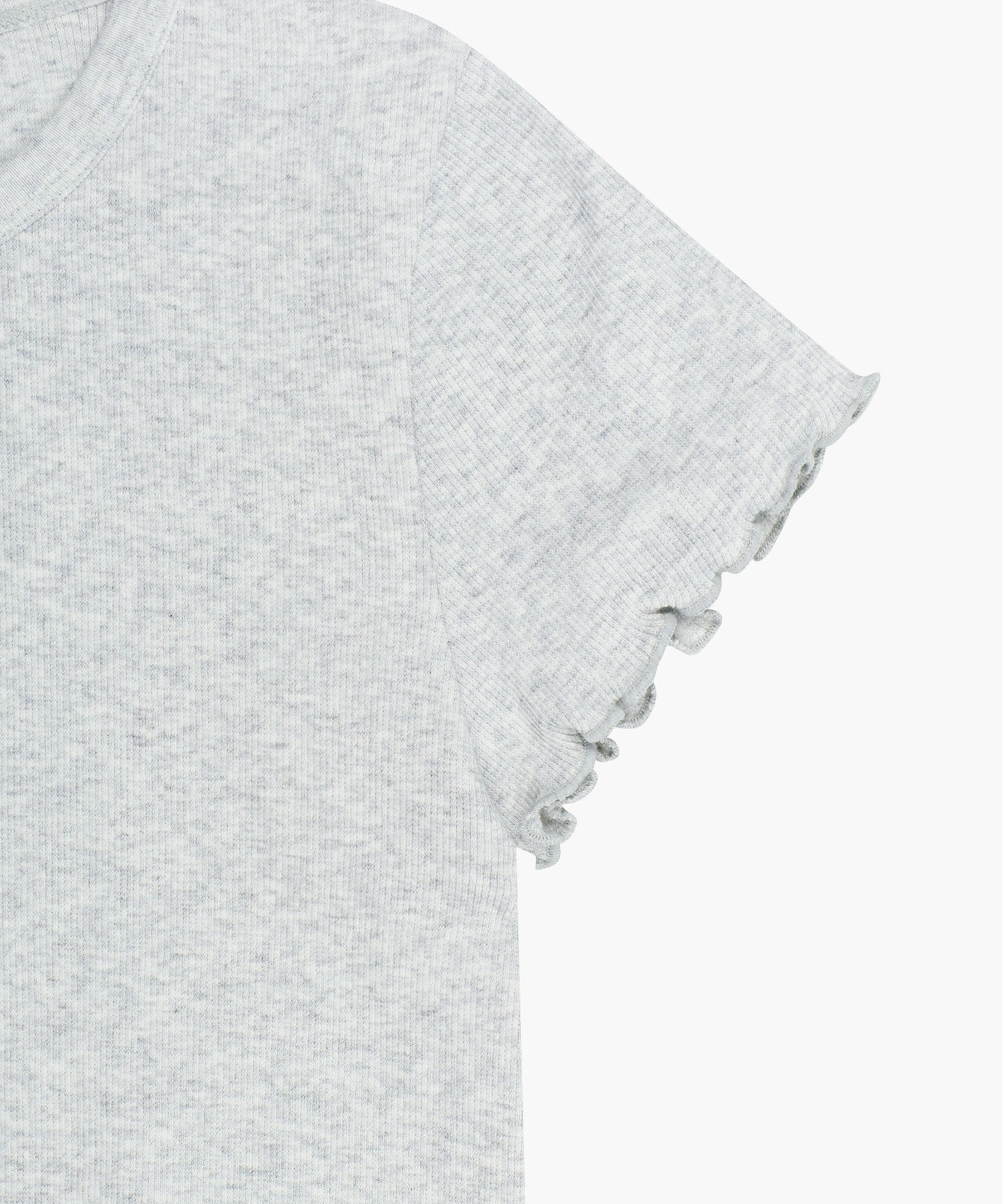 Marithe & Francois Girbaud - Rib Point Tee (Light Heather Gray) product image 10 | TRAB K-Fashion Australia