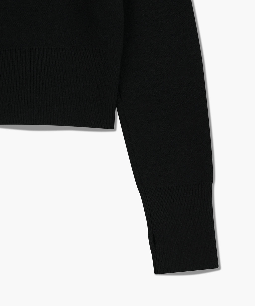Marithe & Francois Girbaud - Classic Logo Crop Knit (Black) product image 10 | TRAB K-Fashion Australia