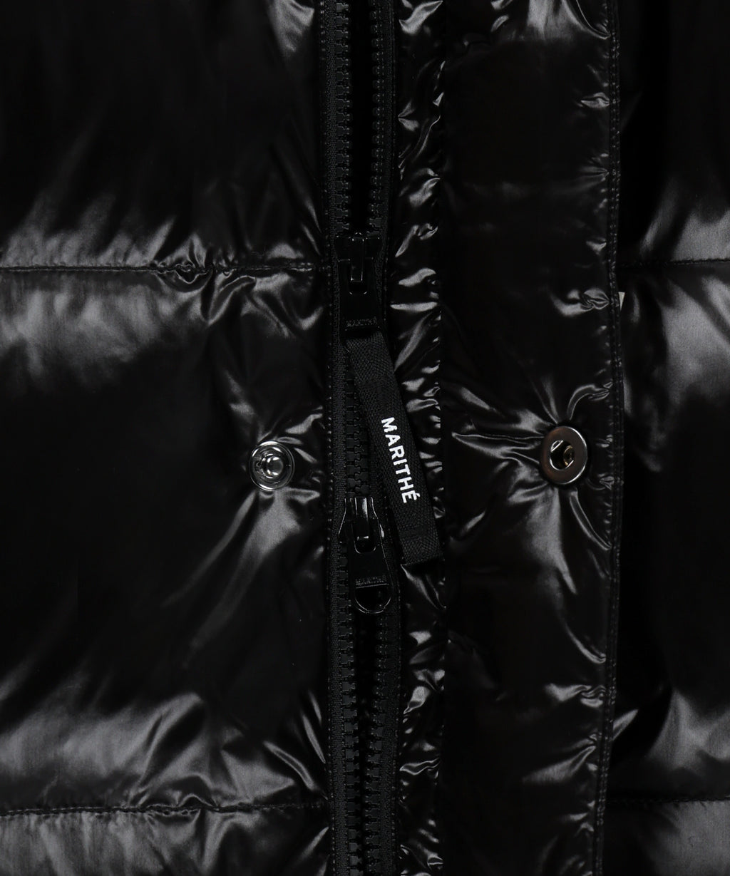 Marithe & Francois Girbaud - Glossy Down Jacket (Black) product image 10 | TRAB K-Fashion Australia