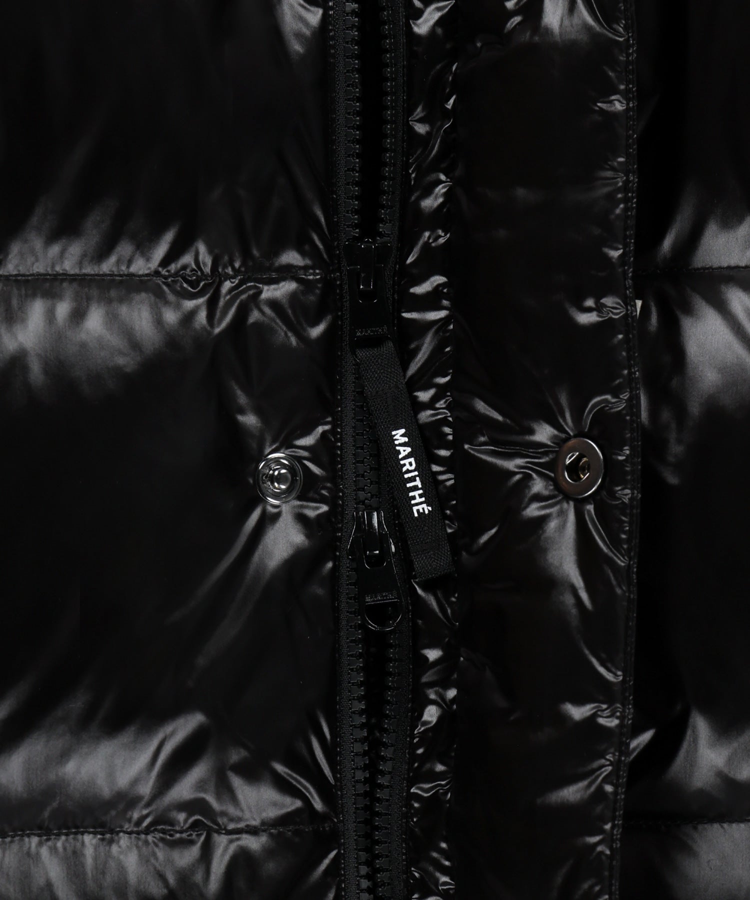 Marithe & Francois Girbaud - Glossy Down Jacket (Black) product image 10 | TRAB K-Fashion Australia