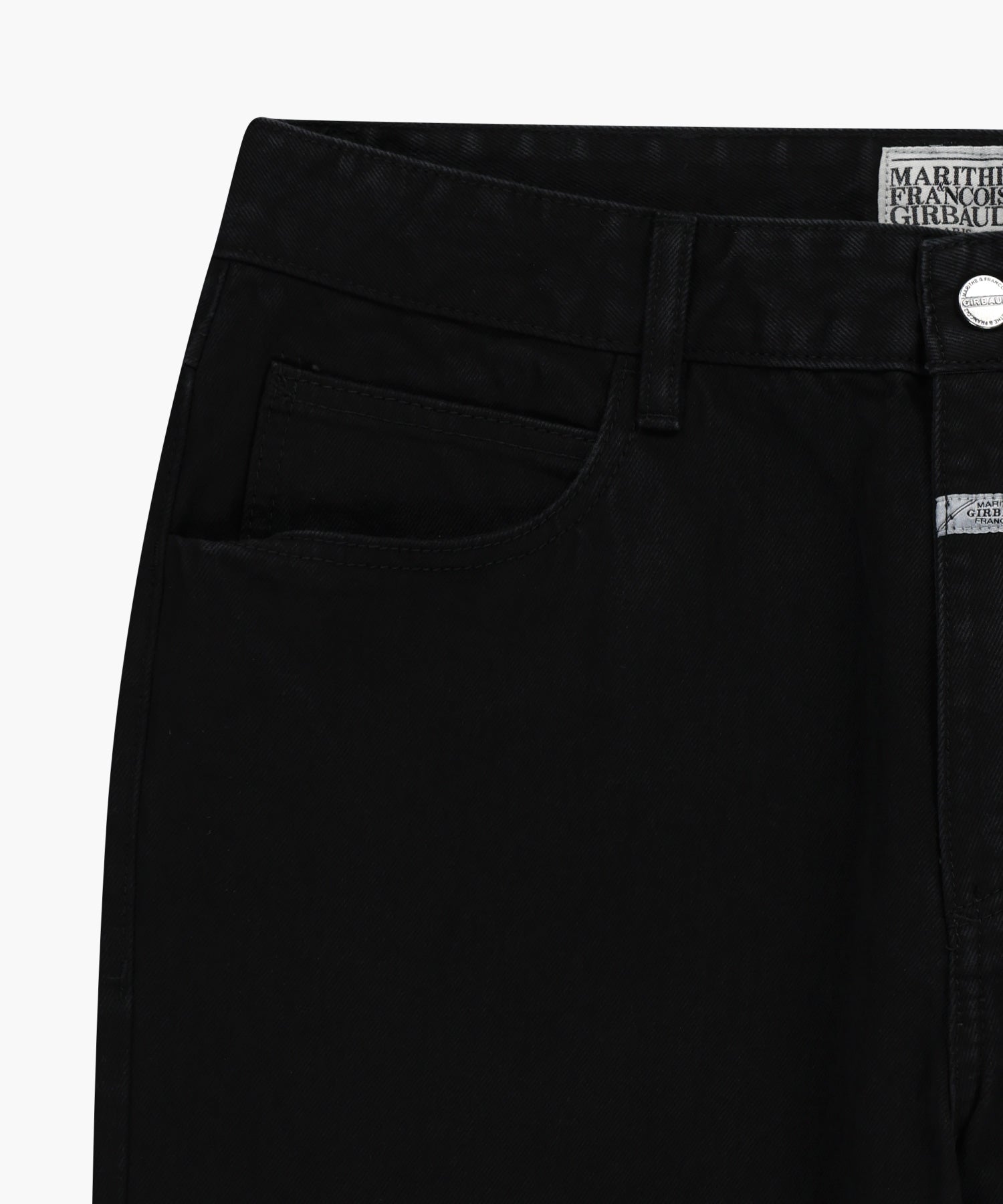 Marithe & Francois Girbaud - Slim Straight Denim Pants (Matt Black) product image 10 | TRAB K-Fashion Australia