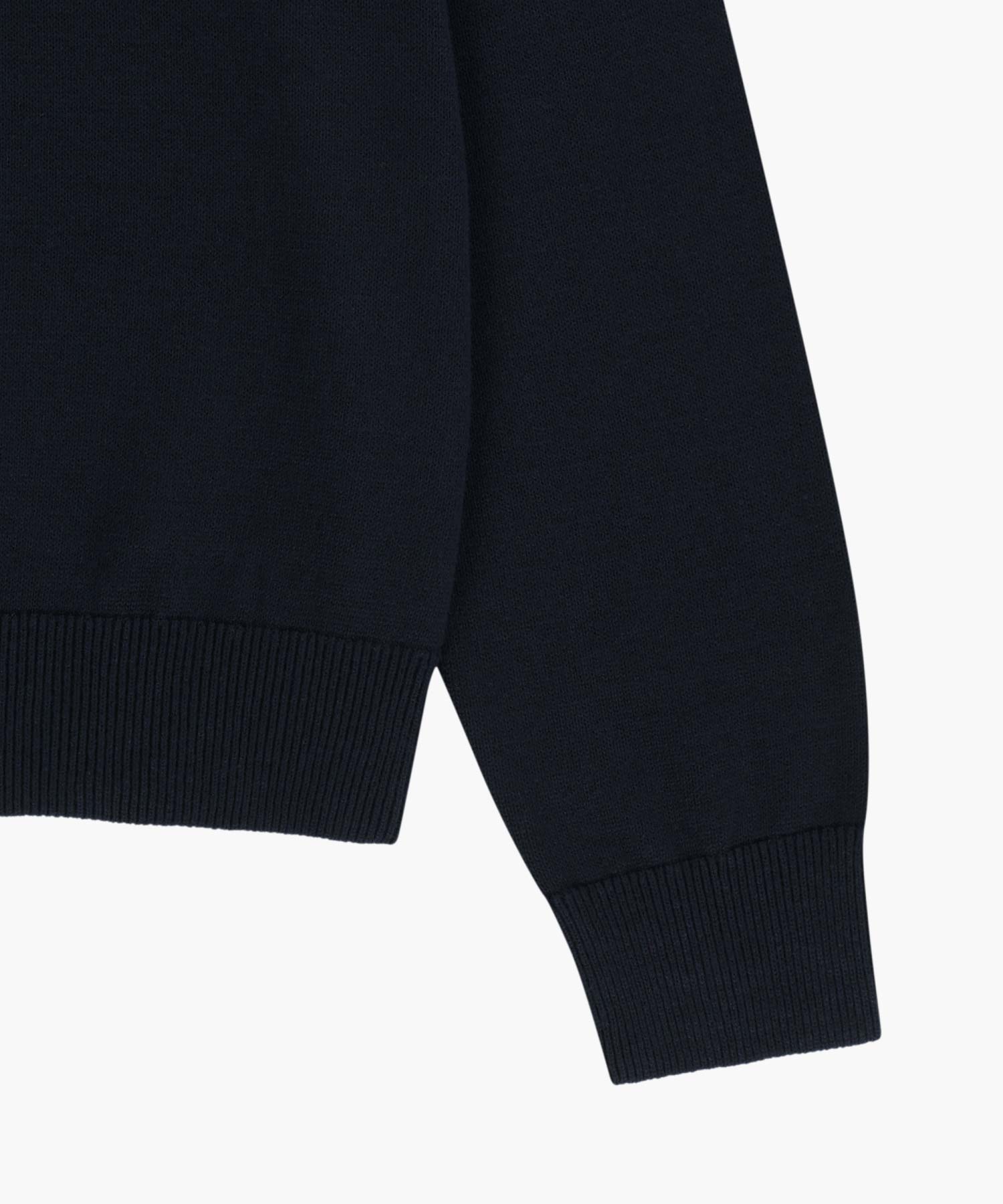 Marithe & Francois Girbaud - Small Classic Logo Collar Knit (Dark Navy) product image 10 | TRAB K-Fashion Australia