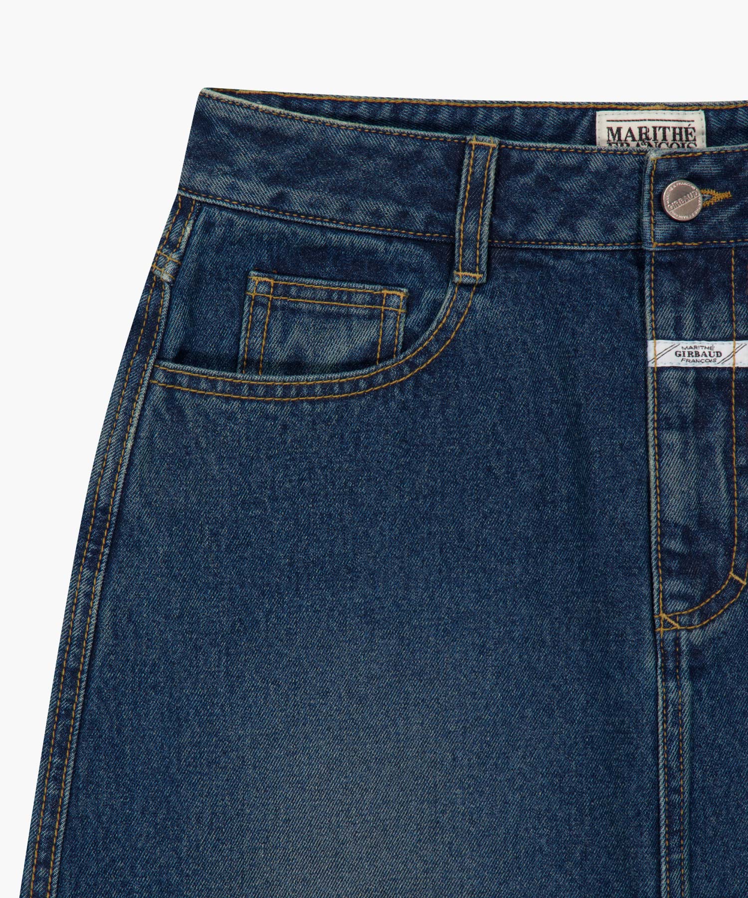 Marithe & Francois Girbaud - Denim Mini Skirt (Dark Blue) product image 10 | TRAB K-Fashion Australia