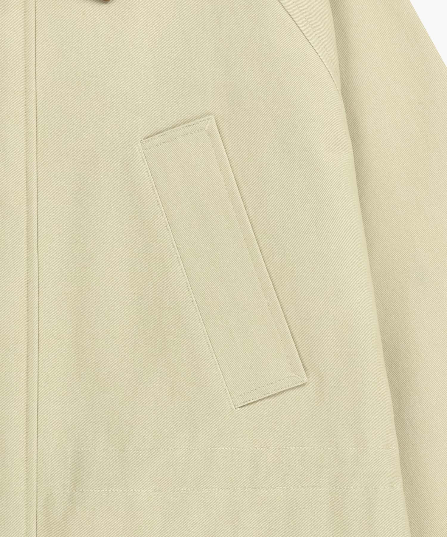 Marithe & Francois Girbaud - Cotton Washed Hunting Jacket (Light Beige) product image 10 | TRAB K-Fashion Australia