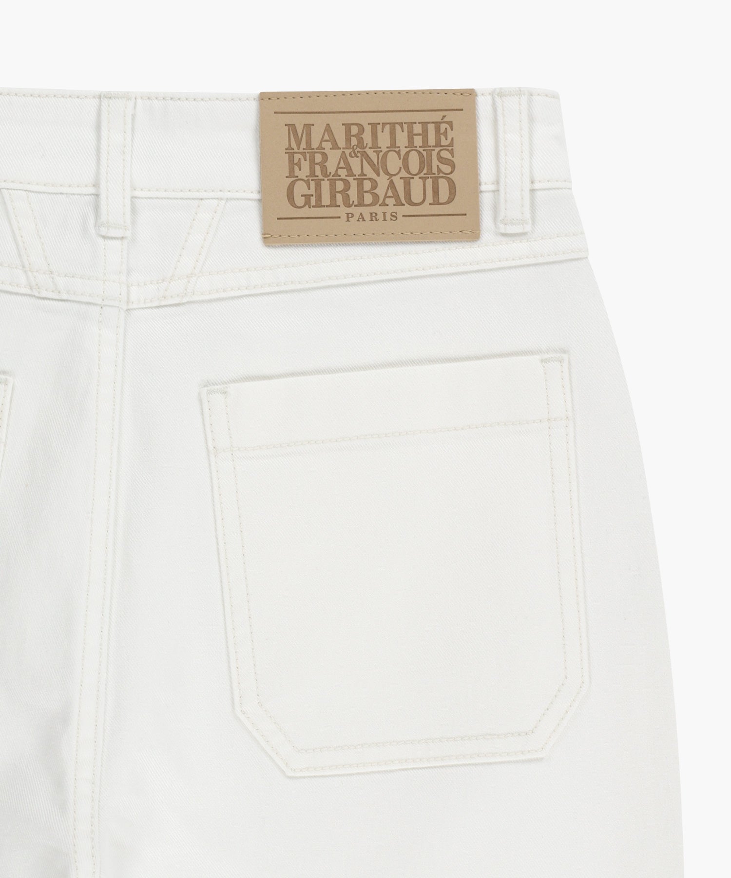 Marithe & Francois Girbaud - Boot-cut Denim Pants (White) product image 13 | TRAB K-Fashion Australia