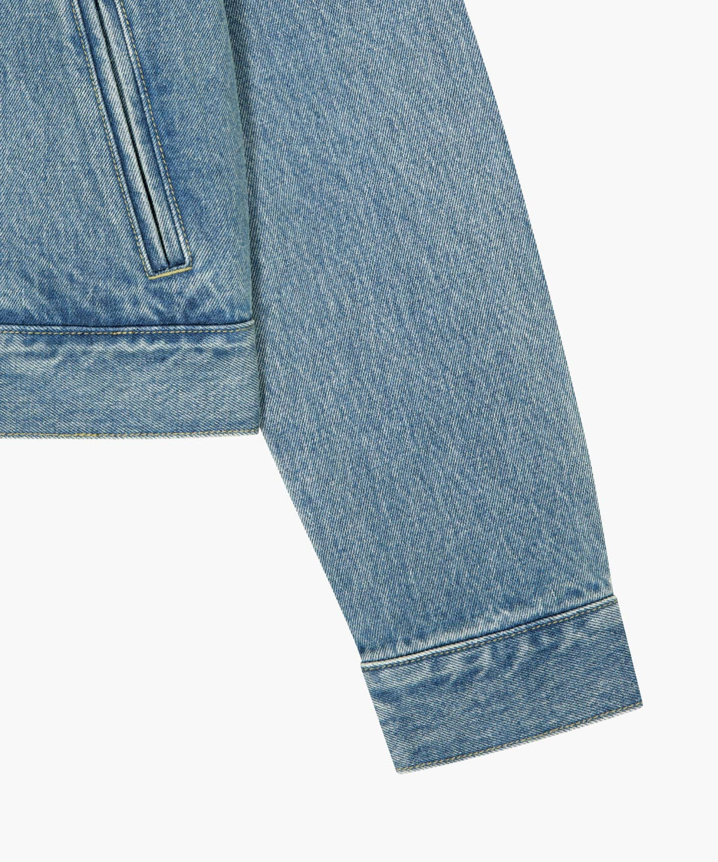 Marithe & Francois Girbaud - Crop Denim Blouson Jacket (Light Blue) product image 12 | TRAB K-Fashion Australia