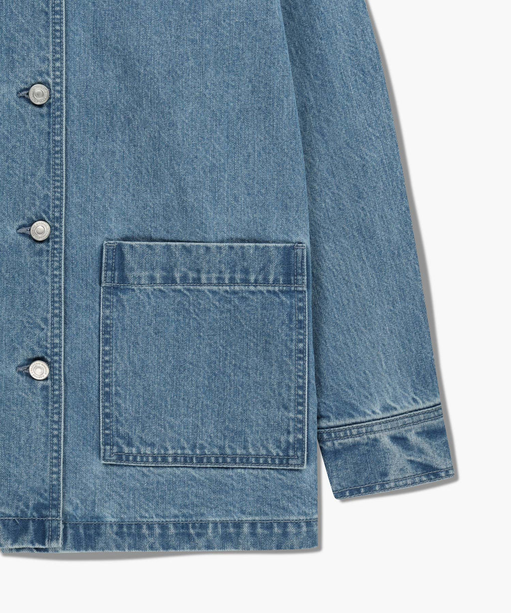 Marithe & Francois Girbaud - French Denim Work Jacket (Light Blue) product image 10 | TRAB K-Fashion Australia