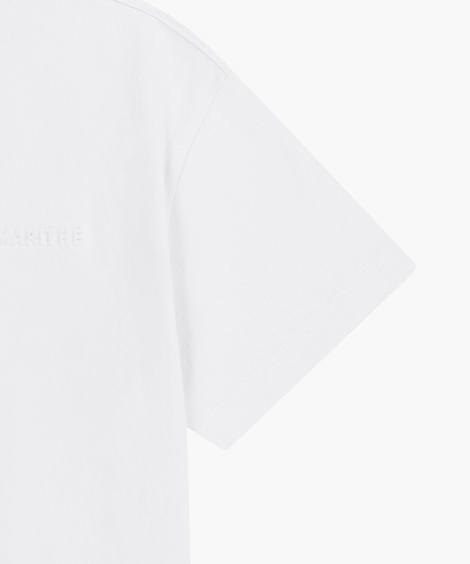 Marithe & Francois Girbaud - Embo Small Regular Logo Tee (White) product image 10 | TRAB K-Fashion Australia
