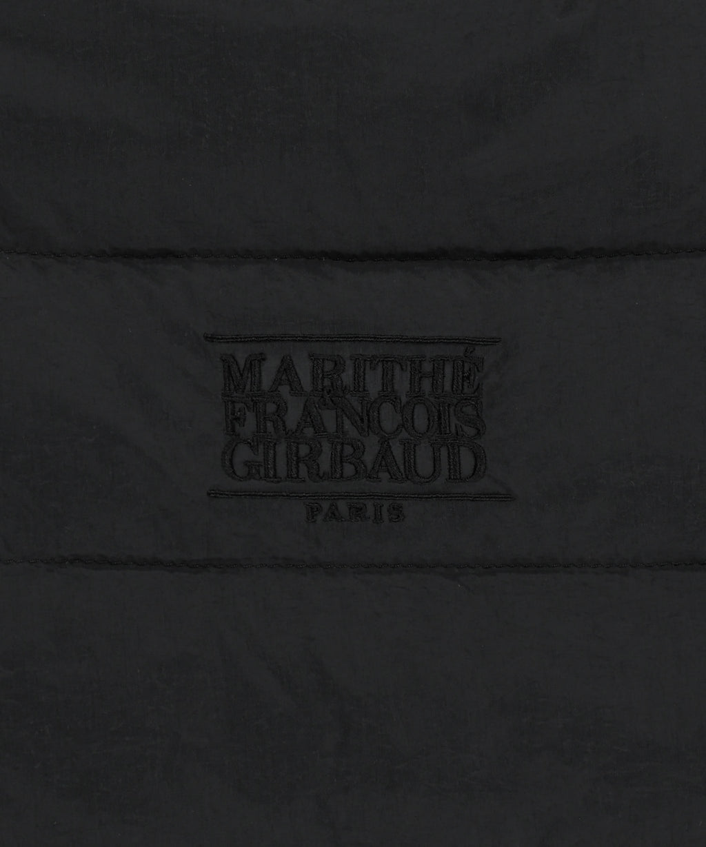 Marithe & Francois Girbaud - Classic Logo Hooded Light Down Jacket (Black) product image 10 | TRAB K-Fashion Australia